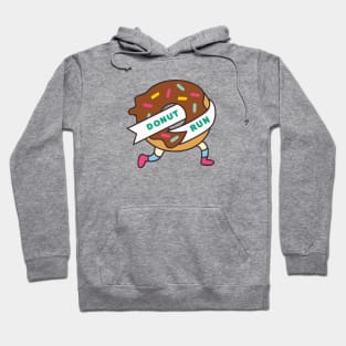 Donut Run // Cute Donut Doodle Hoodie